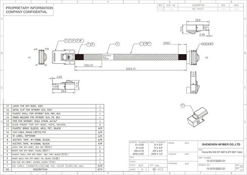 6G Internal Mini SAS SFF-8087 to SFF-8087 Cable, Straight to Right Angle, 0.5m Internal Mini SAS to Mini SAS Cable, 36Pin, 100 Ohms, for Servers, RAID, SAS/SATA HBA, DAS, 0.5 Meter (1.6ft) in Kuwait
