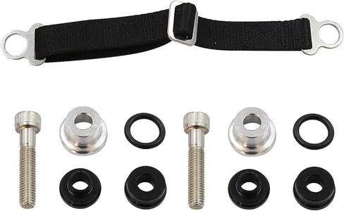 حزام إنقاذ C2 أشرطة مقطورة قابلة للتعديل 330 مم حزام سحب رفع متوافق مع الدراجات النارية والدراجات الترابية CRF WR YZF YZFX RMZ KX أسود in Kuwait