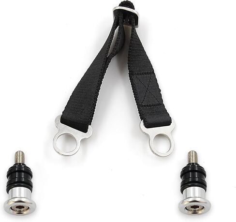 حزام إنقاذ C2 أشرطة مقطورة قابلة للتعديل 330 مم حزام سحب رفع متوافق مع الدراجات النارية والدراجات الترابية CRF WR YZF YZFX RMZ KX أسود in Kuwait