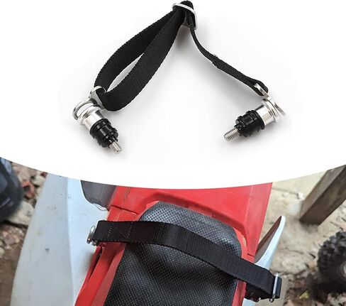 حزام إنقاذ C2 أشرطة مقطورة قابلة للتعديل 330 مم حزام سحب رفع متوافق مع الدراجات النارية والدراجات الترابية CRF WR YZF YZFX RMZ KX أسود in Kuwait