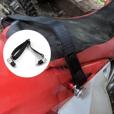 حزام إنقاذ C2 أشرطة مقطورة قابلة للتعديل 330 مم حزام سحب رفع متوافق مع الدراجات النارية والدراجات الترابية CRF WR YZF YZFX RMZ KX أسود in Kuwait