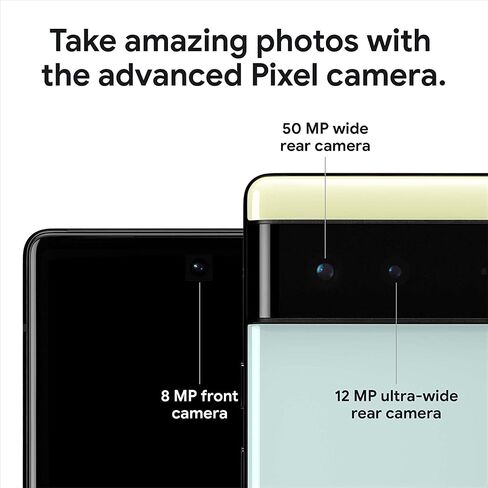 Google Pixel 6 (5G) 128GB Unlocked - Stormy Black (Renewed) in Saudi Arabia