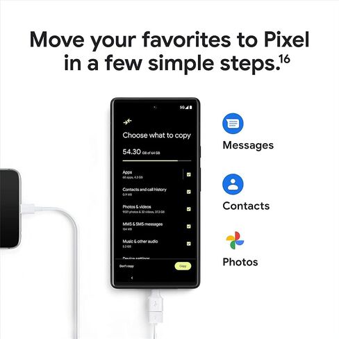 Google Pixel 6 (5G) 128GB Unlocked - Stormy Black (Renewed) in Saudi Arabia