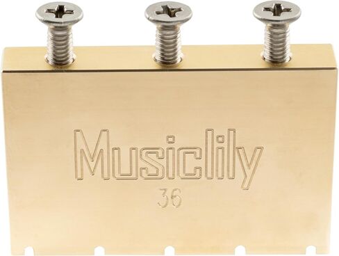 كتلة نحاسية صلبة للغاية من Musiclily للجيتار الكهربائي Gotoh GE1996T Floyd Rose Locking Tremolo Bridge، بطول 40 مم in Saudi Arabia