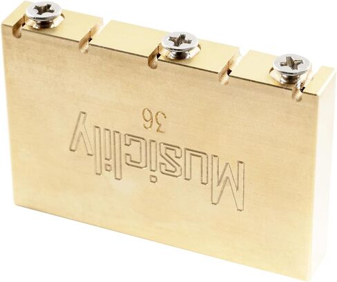 كتلة نحاسية صلبة للغاية من Musiclily للجيتار الكهربائي Gotoh GE1996T Floyd Rose Locking Tremolo Bridge، بطول 40 مم in Saudi Arabia