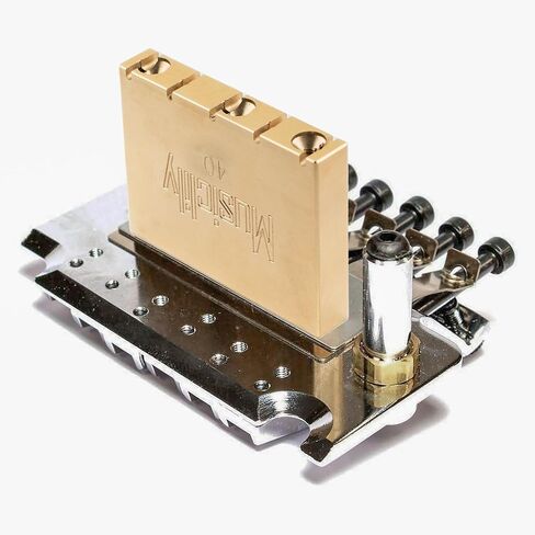 كتلة نحاسية صلبة للغاية من Musiclily للجيتار الكهربائي Gotoh GE1996T Floyd Rose Locking Tremolo Bridge، بطول 40 مم in Saudi Arabia