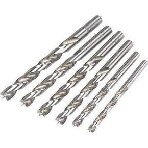 Peachtree Woodworking Pen Turners Makers Drill Bit 6 Piece Set 1 ea. 7mm, 10mm, 11mm, 27/64 inch, 3/8 inch and Letter O Drill Bits