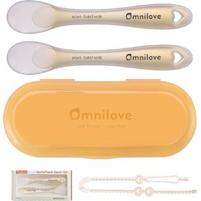Silicone Training Spoon for Baby Led Weaning 2 Pack
