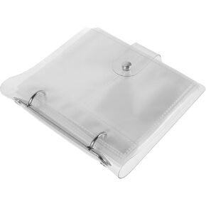 Mikikit Sleek Pvc/pp Binder Book Photo Card Album Portable Photo Album for Cards
