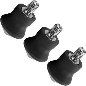 3Pcs Antislip 1/4inch Screw Tripod Monopod Rubber Foot Pad Feet Spikes for Camera Tripod Adapter Photography Accessories