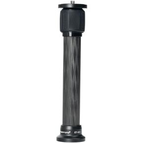 ET-02 CF Tripod Extension Tube Carbon Fibre Fiber 2 Section Extender