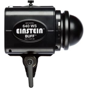 وحدة فلاش Einstein Buff ، 2.5 WS إلى 640 WS ، شاشة LCD ، متوافقة مع جميع معدلات ضوء برتقالي ، مواقف الضوء ، عن بعد Cybersync ، وأنظمة VABABOND | وحدة فلاش بول سي.
