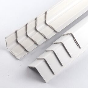 White Self Adhesive Wall Corner Protector 10 Pcs PVC Corner Guards Edge Protector for Wall, Furniture Corner, Door Easy to Install for Baby