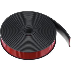 HARFINGTON U-Shape Edge Banding 25/32" x 19.7ft (20mm x 6M) Self Adhesive TPE Flexible Veneer Tape Soft Edge Strip Protector for Furniture Cabinet Table Protection Repair, Red