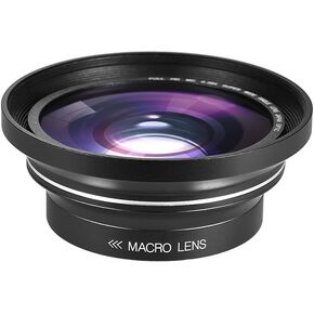 37mm 0.39X Full HD Wide Angle Macro Lens Accessory Replacement for Ordro Digital Video Camera Camcorder