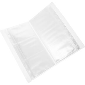 PRETYZOOM 1pc Postcard Cards Albums Pp Material Airline Tickets Storage Album Lightweight