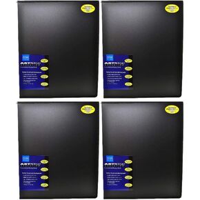 Itoya Art Profolio Evolution 9x12" Presentation/Display Book (Black, 4 Pack)