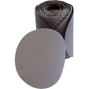 SANDING DISC, Sandpaper Roll, PSA Sticky Back 5" (100 Discs, 80 Grit)