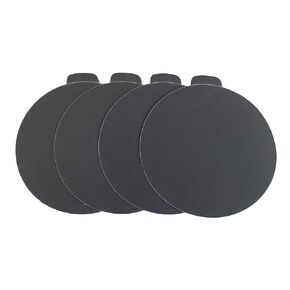 Premium 5" Silicon Carbide Heavy Duty Adhesive PSA Tab Sanding Discs | for Glass, Metal, Concrete, Composites, and Wood (100 Pack, 120 Grit)