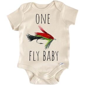 Fly Fishing Lure - Baby Boy Girl Clothes Infant Bodysuit Funny Cute Newborn