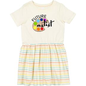 inktastic Future Artist with Paints Toddler Dress