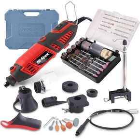 Hi-Spec Rotary Tool Kit Set 170W 1.4A with 121 Piece Dremel Compatible Bit Accessories. Drill, Cut, Trim, Grind & Sand in DIY Repairs, Hobbies & Craftwork