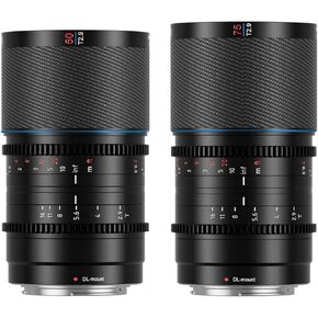 SIRUI Saturn 35mm T2.9 1.6X Full Frame Carbon Fiber Anamorphic Lens, Cine Lens for DL Mount Cameras, 418g (Blue Flare)