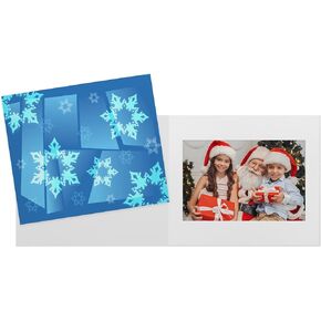 Neil Enterprises Inc. 6x4 Winter Snowflake Photo Folders - 100 Pack