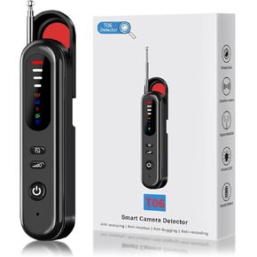 2025 6-in-1 Hidden Camera Detectors, Advanced Camera Detector, GPS Tracker Detector, 6 Mode shidden Bug and Camera Detector for Travel, Car, Bathroom,Office, Hotel