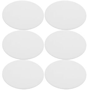 6pcs Chandelier Shade Diffuser Flat Acrylic Led Light Bulb Diffuser for Downlight Lamp Covers Ceiling Shade Light Diffusion Plate for Home Office Illumination