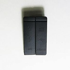 2PCS Rubber Camera Side Port Cover for Canon EOS 5D Mark II 5D2 Accessories