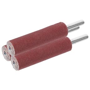 Cabilock 3pcs Sanding Drum Attachments for Drill 6mm Handle 240 Grit Abrasive Cloth Grinding Head Sandpaper Rolls for Woodworking