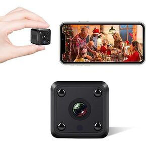 Hidden Camera - 1080P HD Security Camera,Motion Detection and Night Vision for Outdoor Surveillance - Wireless Car Surveillance with Phone App Alerts-x6
