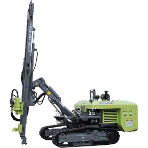 Crawler-Mounted Pneumatic Down The Hole Drill Rig, Multi-functional Hydraulic DTH Drilling Rig, Portable Borehole Machine for Anchoring, Trenching & Quarry