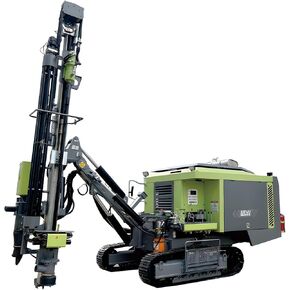 تتبع جهاز حفر Pneumatic DTH ، أسفل حفارة الحفر مع المحرك ثلاثي السرعة ، وآلة هيدروليكية تلقائية للتعدين ، وآبار الماء وثقوب الانفجار