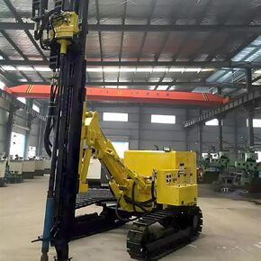 Heavy-Duty Crawler Pneumatic DTH Drill Rig, Hydraulic Down The Hole Drilling Machine, Automatic DTH Drilling Rig for Mine, Slope & Well Drilling