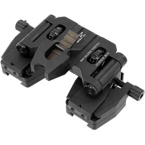 PVS-14 Binocular Bridge NVG Mount，Lightweight Night Vision Goggles Folding Arm Helmet Modular Mount Horn Interface Shoe Dovetail Adapter，for MUM-14/GT-14/AN/PVS-14 Monocular Or Dual Binocular Etc