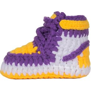 Diaper Book Club Baby Sneakers Crochet Hypebeast Shoes for Toddler Sneakerheads, Soft Booties for Boys & Girls, Designer Kids Fashion, Breathable & Comfortable Children's Kicks