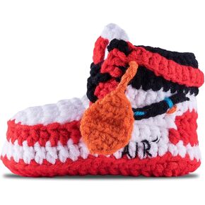 Diaper Book Club Baby Sneakers Crochet Hypebeast Shoes for Toddler Sneakerheads, Soft Booties for Boys & Girls, Designer Kids Fashion, Breathable & Comfortable Children's Kicks in Saudi Arabia