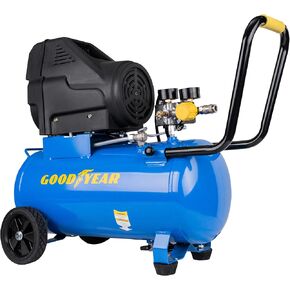 Goodyear 8 Gallon 150 PSI Oil Free Portable Horizontal Electric Air Compressor