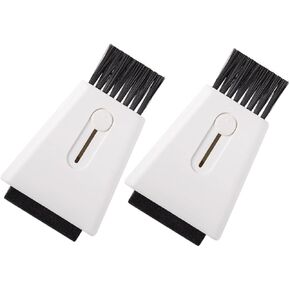 2pcs Multi Functional Brush for Keyboard Cleaning Dual Head Corner for Electronics Dust Removal Tool for Screens and Small Crevices