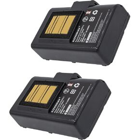 (2Pack) Replacement Battery for QLN220 QLN320 ZQ510 ZQ520 ZQ500 ZQ620HC QLn220HC QLn320HC P1031365-025 P1031365-069 P1031365-059 2600mAh