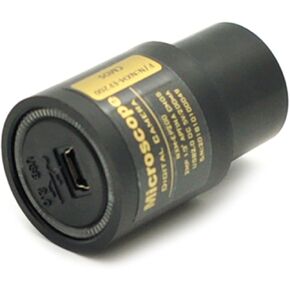 Eyepiece 2.0Megapixel Digital Camera for Microscopes, Eyepiece Mount, USB2.0 Connection, Color Photography and Video