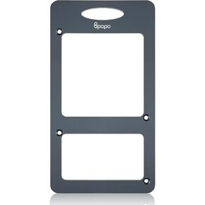 Low Voltage Mounting Bracket Template, Quick & Precise Cutout Guide for Single & Double Gang Outlets – Easy, Level Cuts for Wood Walls – No Tracing Needed