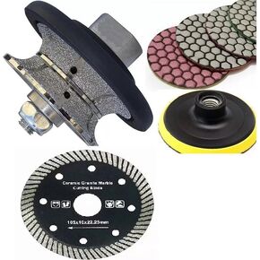 2" Full Bullnose V50 Bit Dry Polish Pad Granite Stone Marble Ceramic Saw Blade