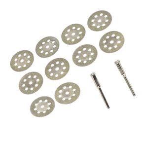 8 Hole Mini Circular Blades Diamond Cutting Discs 20mm Diameter Ideal for Glass Jewelry Work