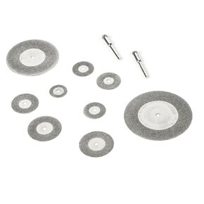 Rotary Tool Compatible Diamond Cutting Wheel Set 38 Pcs Mini Circular Blades for Glass Tile and Stone Cutting