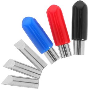 Lurrose 3pcs Rotating Craft Cutter Replacement Blades Blades for Precision Paper Cutting and Engraving User-friendly Crafting Tool for Projects