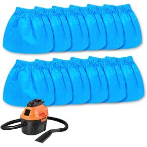 12 حزمة VRC2 مرشح قطعة قماش ملائمة للدروع AA155 AA256 AA255 2.5 GALLON متجر VAC مصغر ، متوافق مع VACMASTER 1.5 إلى 3.2 جالون الرطب/الجاف