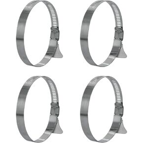 مشابك خرطوم الفولاذ المقاوم للصدأ لـ Hayward CI200 ، 2-1/2 "إلى 3-1/2" لمشبكات Powertec 70148 70337 Cuff Flex Cuff ، السباكة ، CL220 Series/RV خرطوم (4pcs)